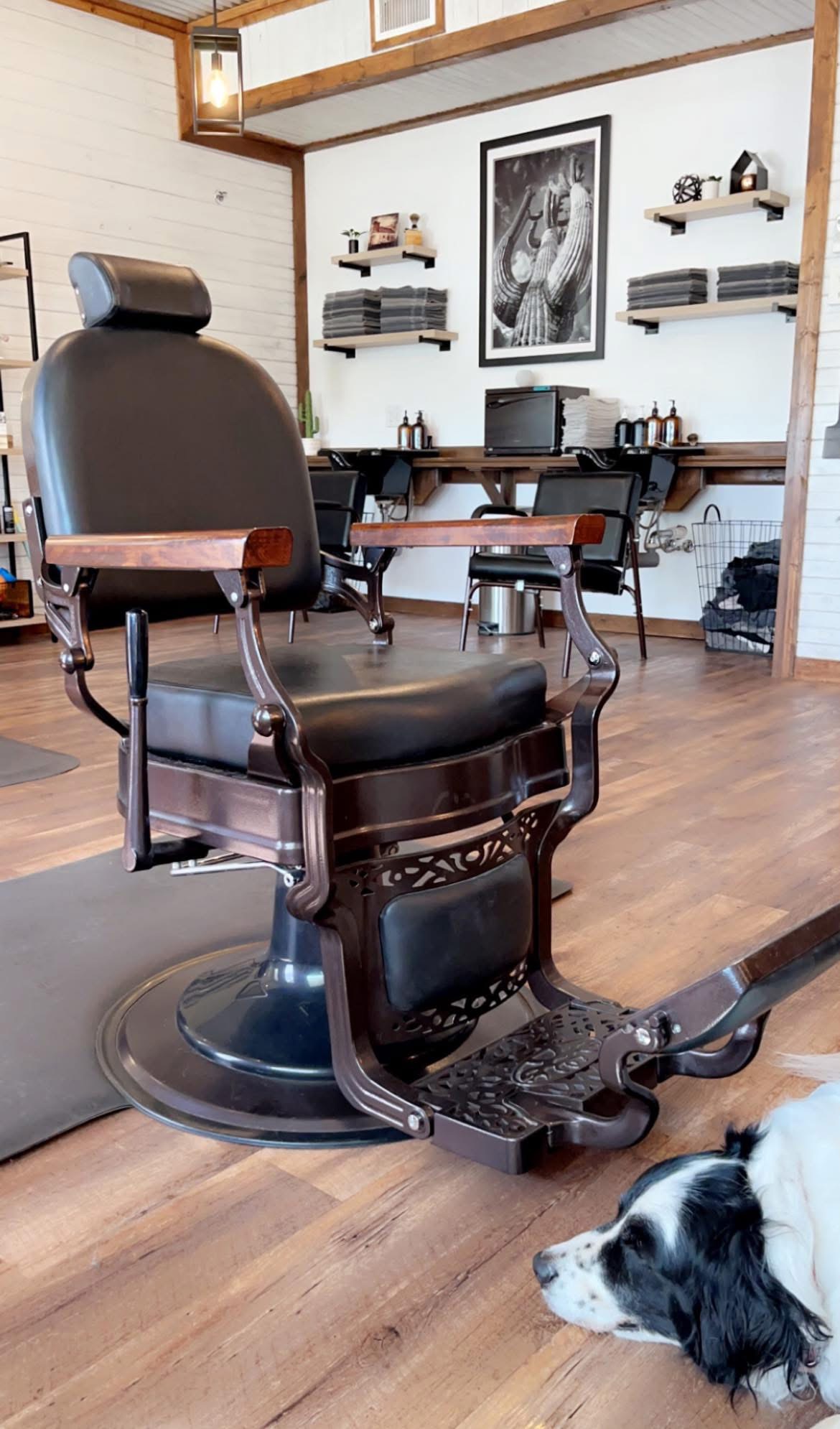 Flatland Grooming interior with professional stylists